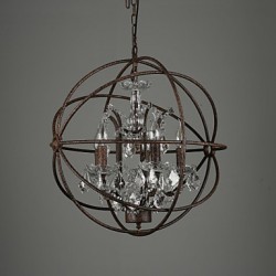 Chandeliers Crystal Traditional/Classic Bedroom / Dining Room / Entry / Hallway Metal