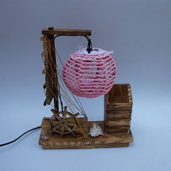 Valentine'S Day Creative Furnishing Articles Gifts Brush Pot Vintage Boutique Handicraft Desk Lamp Led Light