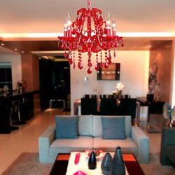 Max 40W Modern/Contemporary Crystal Chrome Metal Chandeliers Living Room / Bedroom