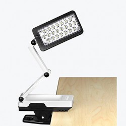 22-LED White Light LED Solar Light Rechargeable Fold Eyeshield Reading Table Desk Lamp (110-220V)