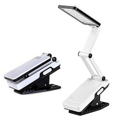 22-LED White Light LED Solar Light Rechargeable Fold Eyeshield Reading Table Desk Lamp (110-220V)