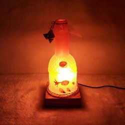 Valentine'S Day Creative Furnishing Articles Gifts Vintage Boutique Handicraft Bottle Marine Style Desk Lamp Led Light