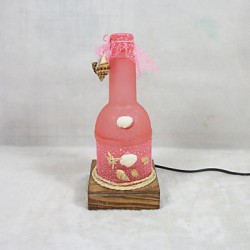 Valentine'S Day Creative Furnishing Articles Gifts Vintage Boutique Handicraft Bottle Marine Style Desk Lamp Led Light