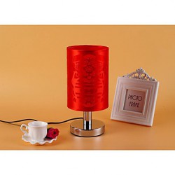 A Study Of fabric Dimmable Red Wedding Celebration lampB