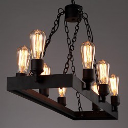 Modern Retro Loft Chandeliers American Country Chandelier Creative Industrial Cafe Lamp Bedroom Living Room Lights