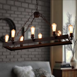 Modern Retro Loft Chandeliers American Country Chandelier Creative Industrial Cafe Lamp Bedroom Living Room Lights