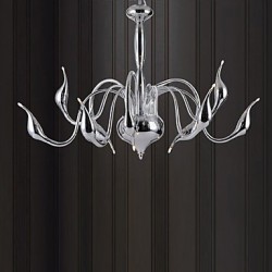 Max 10W Modern/Contemporary Electroplated Metal Chandeliers Living Room / Bedroom