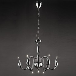 Max 10W Modern/Contemporary Electroplated Metal Chandeliers Living Room / Bedroom