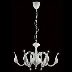 Max 10W Modern/Contemporary Electroplated Metal Chandeliers Living Room / Bedroom