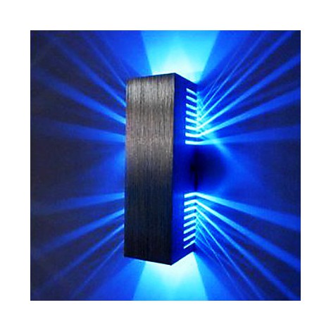 2W Modern Led Wall Light with Scattering Light Design 2 Cubic Shades ...