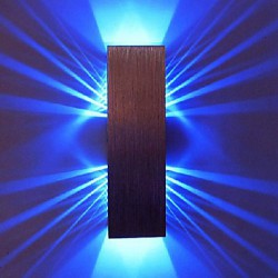 2W Modern Led Wall Light with Scattering Light Design 2 Cubic Shades