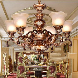 Chandeliers Traditional/Classic/Retro Living Room/Bedroom/Dining Room/Study Room/Office Metal