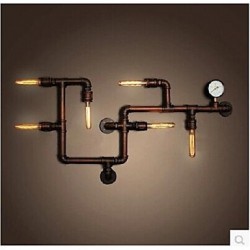 Wall Sconces , Rustic/Lodge E26/E27 Metal