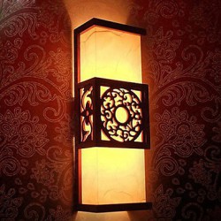 Archaize Corridor Corridor Classical Sheepskin Wall Lamp LED Light