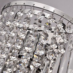 Semi Circular Wall light in Crystal Feature
