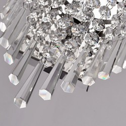 Semi Circular Wall light in Crystal Feature