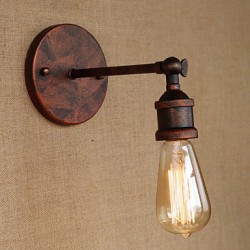 American Bar Cafe Restaurant Bedside Minimalist Aisle Ferruginous Iron Wall Sconce