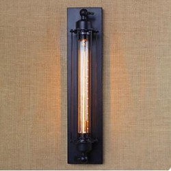 Edison Bulbs Flute Decorative Wall Lamp