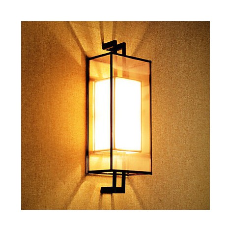 Retro Rustic Nordic Glass Wall Lamp Bedroom Bedside Wall Sconce ...