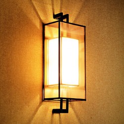 Retro Rustic Nordic Glass Wall Lamp Bedroom Bedside Wall Sconce, Vintage Industrial Wall Light Fixtures