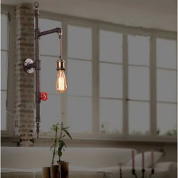 The Pipe Wall Of Rural Creative Retro Rocket Wall Lamp