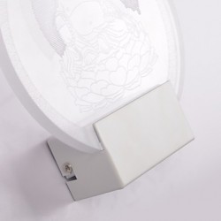 Acrylic Wall Lamp PVC Lamp Light Chip LED / Bulb Included Modern/Contemporary Metal 220V 5㎡-10㎡ L19**H20.5*W5CM 5W