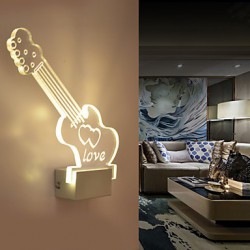 Acrylic Wall Lamp PVC Lamp Light LED / Bulb Included Modern/Contemporary Metal 220V 5㎡-10㎡ L27.5*H20.5*W5