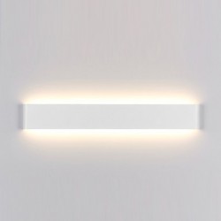 24W Modern LED Wall Sconces Light Indoor Black / White 72cm