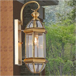 Outdoor Lamp, Garden Lamp, Outdoor Lamp, Full Copper Lamp
