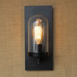 40W 110-220V American Country Style Living Room Pastoral Aisle Warehouse Industry Bedside Bar Decorative Wall Sconce