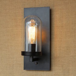 40W 110-220V American Country Style Living Room Pastoral Aisle Warehouse Industry Bedside Bar Decorative Wall Sconce