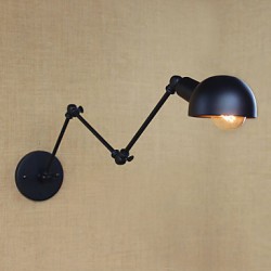 40W 110-240V Personality Long Arm Adjustable Angle Bar Three Retro Living Room Lamps Lighting Decorative Wall Sconce