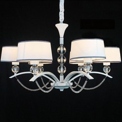 40w Modern/Contemporary Crystal Chrome Fabric Chandeliers Living Room / Bedroom / Dining Room / Hallway