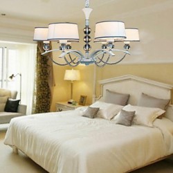 40w Modern/Contemporary Crystal Chrome Fabric Chandeliers Living Room / Bedroom / Dining Room / Hallway