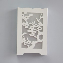 15*24*4.5CM 6 W White Led The Plum Flower Wall Lamp Of Carve Patterns Or Designs On Woodwork Led Lights