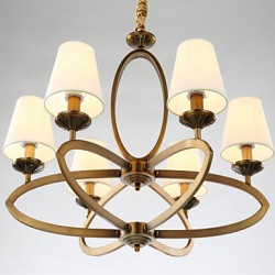 5 Rustic/Lodge / Vintage Mini Style Electroplated Metal Chandeliers Living Room / Bedroom / Dining Room / Kids Room