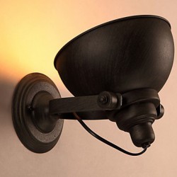 E27 23CM 10-15㎡ Loft, Wrought Iron Pot, Creative Vintage Wall Lamp Led Lights