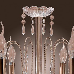 Elegant Crystal Chandelier with 9 Lights