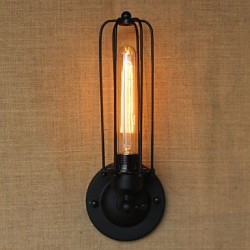 40W 110-240V Retro Minimalist Industrial Bedside Aisle Stairs Balcony Decorative Wall Sconce