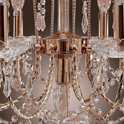 Elegant Crystal Chandelier with 9 Lights