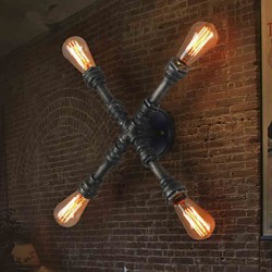 Wall Sconces Mini Style / Bulb Included Rustic/Lodge Metal