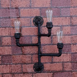 Mini Style Wall Sconces , Rustic/Lodge E26/E27 Metal