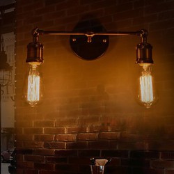 Wall Lights for Home Wall Light- Minimalist Interior Hallway Wrought Iron Lamp Bedroom Bedside Lamps for Living