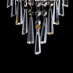 Classy Crystal Wall Light with 1 Light