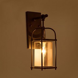 Creative Industrial Look Lamps North America Style Wall Lamps with Edison Flute Bulb Inside Bar Decoration Lights