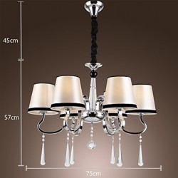 40W Modern/Contemporary / Traditional/Classic / Rustic/Lodge / Vintage / Island Chrome Metal ChandeliersLiving Room / Bedroom / Dining