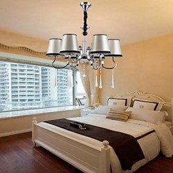 40W Modern/Contemporary / Traditional/Classic / Rustic/Lodge / Vintage / Island Chrome Metal ChandeliersLiving Room / Bedroom / Dining