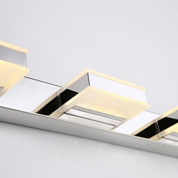LED Square Mirror Lamp Stainless Steel And Acrylic 100~240V