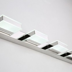 LED Square Mirror Lamp Stainless Steel And Acrylic 100~240V