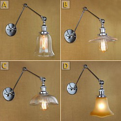 Wall Sconces / Bathroom Lighting / Outdoor Wall Lights / Reading Wall Lights Bulb Included Modern/Contemporary Glass